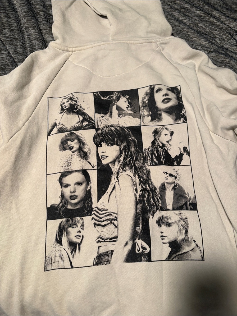 Taylor Swift The Eras Tour Ivory Hoodie - Small swiftie band merch